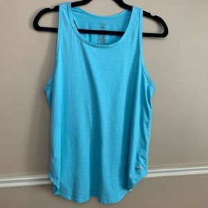 Athletic Works Active Tank Sports Top Turquoise Size Medium